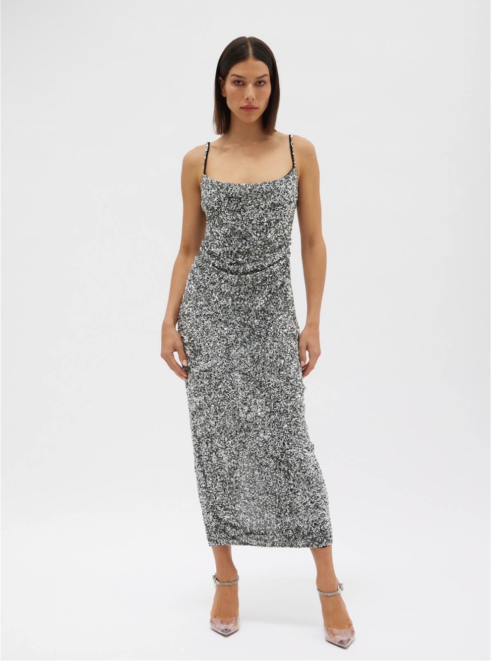 $1,395 RACHEL GILBERT dress W small call out